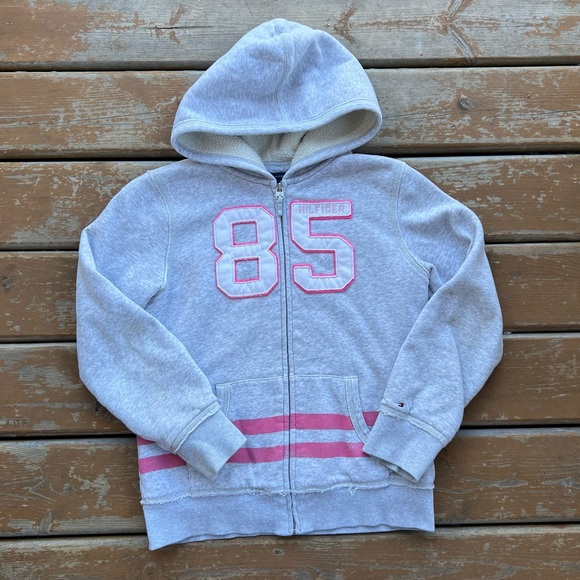 Tommy Hilfiger Other - Tommy Hilfiger Lined Full Zip Gray Hoodie - Size XL (16)